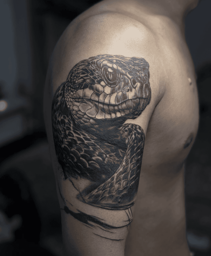 Vasuki Snake Tattoo