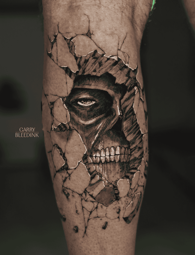 Wall Titans Attack on Titan Tattoo