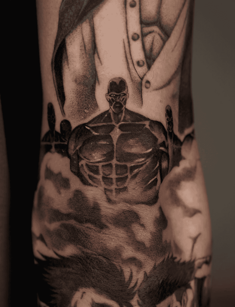 Wall Titans Rumbling Attack on Titan Tattoo