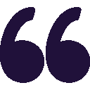 quote icon blue