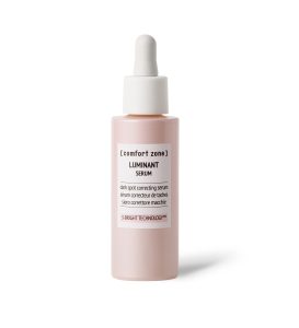 Luminant Serum bottle for skin brightening and anti-ageing.