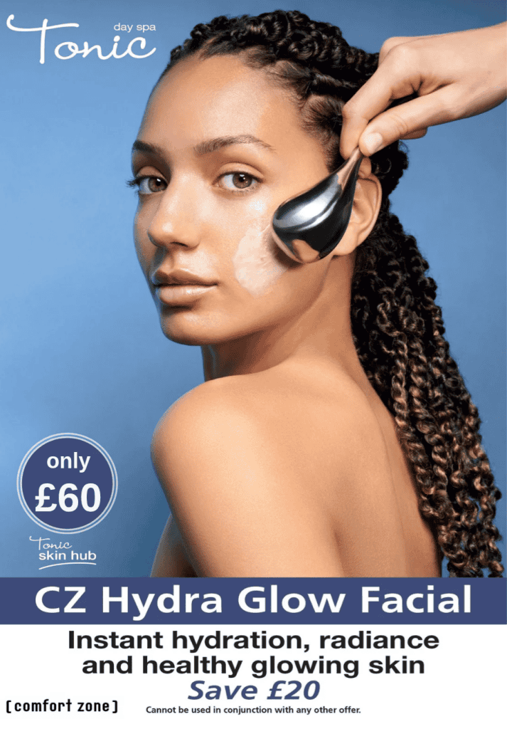Hydra Glow Facial for radiant, hydrated skin at Tonic Day Spa.