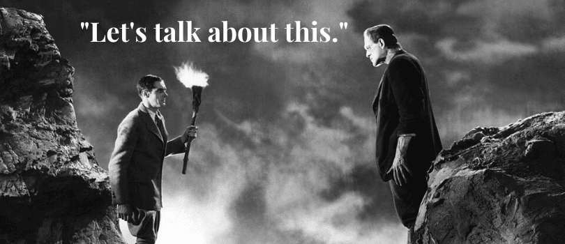 Frankenstein discussion questions cover