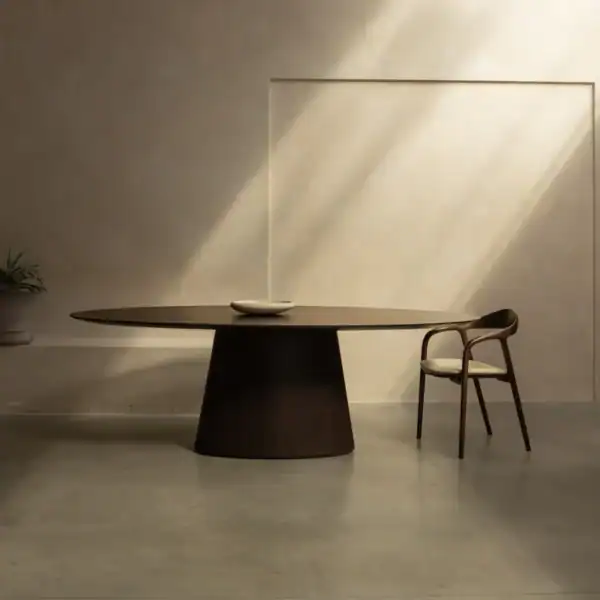 oval dining table
