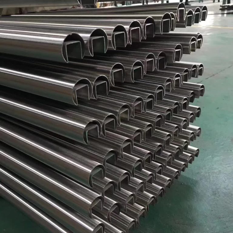 Assorted custom-profile stainless steel tubes