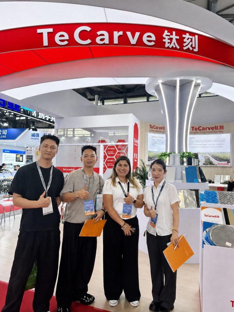 TeCarve stainless steel products booth at MetalForm China 2026 NECC Shanghai