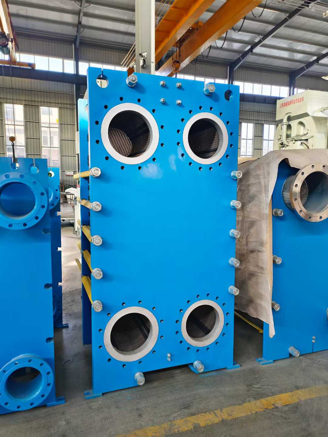 Stainless steel plate heat exchanger manufactured by TeCarve