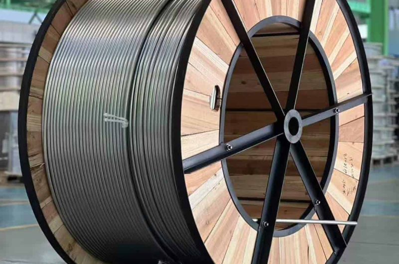 TeCarve stainless steel coiled tube production in modern factory
