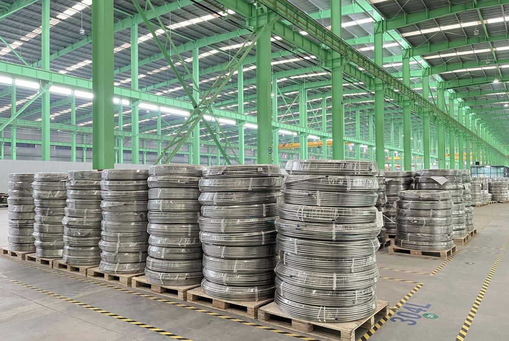 stainless steel coiled line