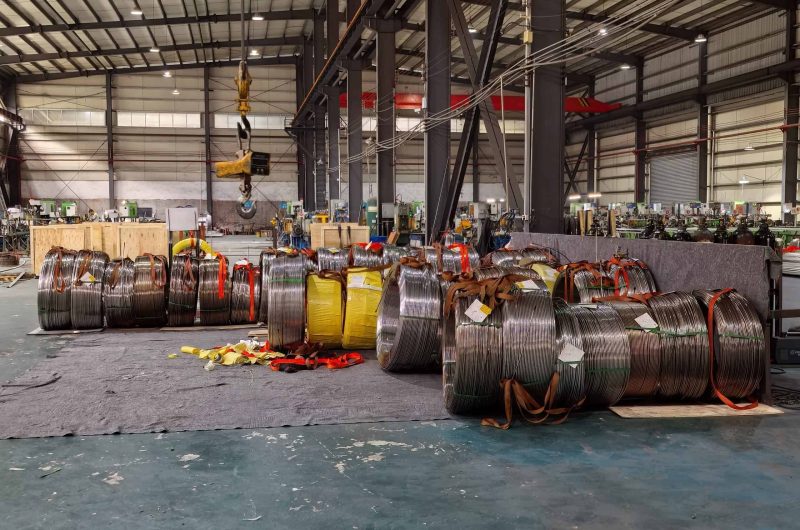 SS coil tube for heat exchangers