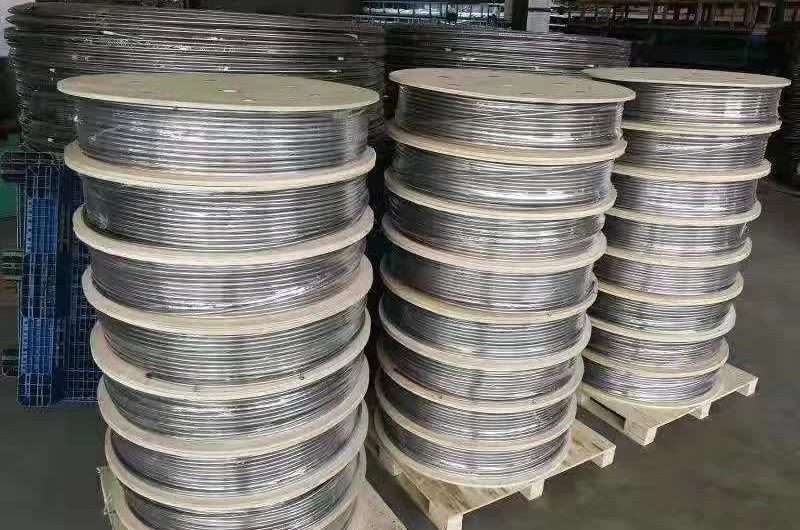 stainless steel coil pipe for fluid systems