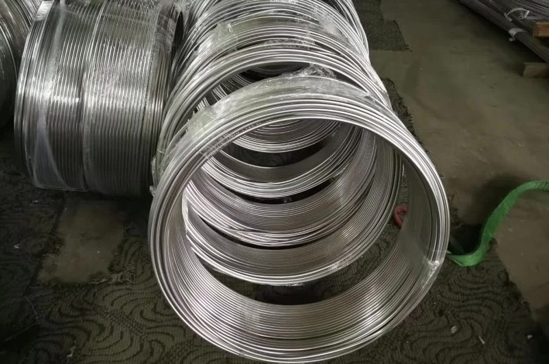SS coiled tube for instrumentation