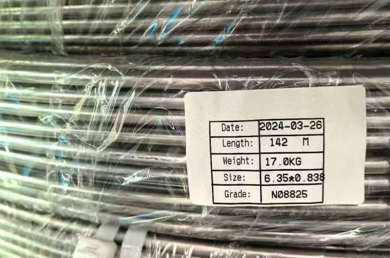 SS coiled tubing for chemical transfer