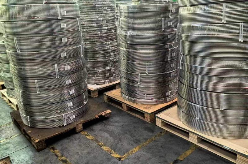 stainless coiled tube for beverage industry