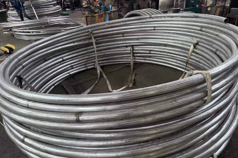 SS coiled tubing with polished surface