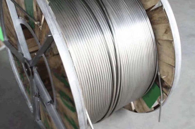 SS coil tubing for laboratory instruments