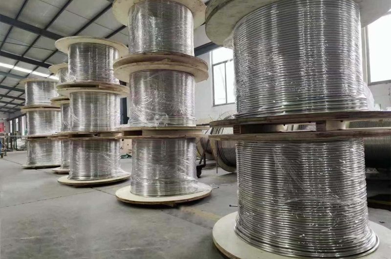 SS coil pipe for petrochemical lines