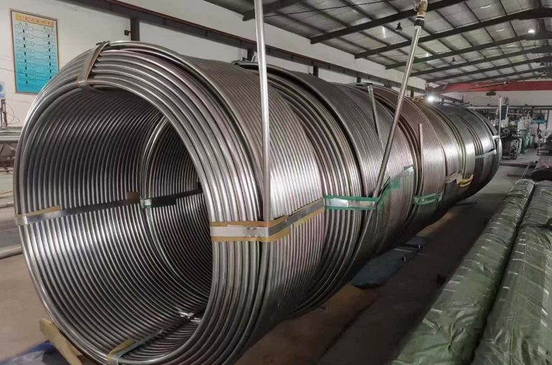 SS coil tube for underfloor heating