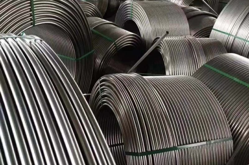 stainless steel coiled pipe for injection systems