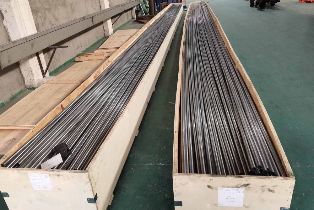 TeCarve’s stainless steel tubes undergoing pressure testing for leak-proof performance