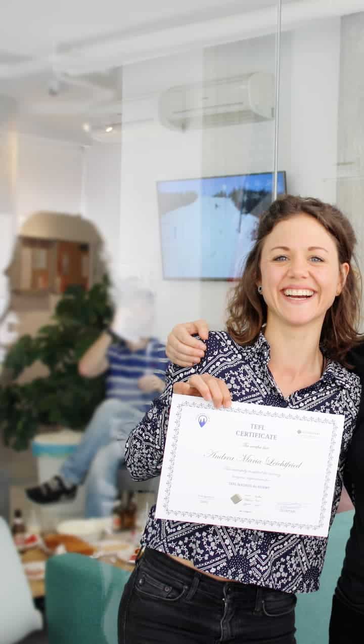 Andrea Leinfield, TOEFL and SAT instructor