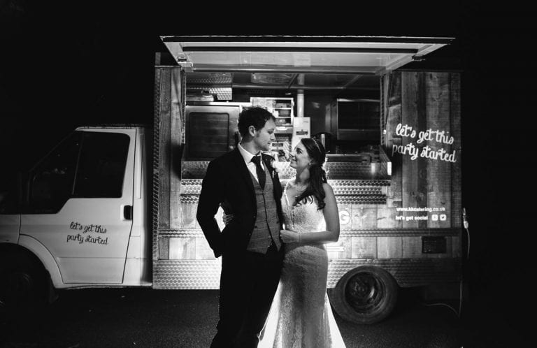 How much food should I cater for my evening wedding reception