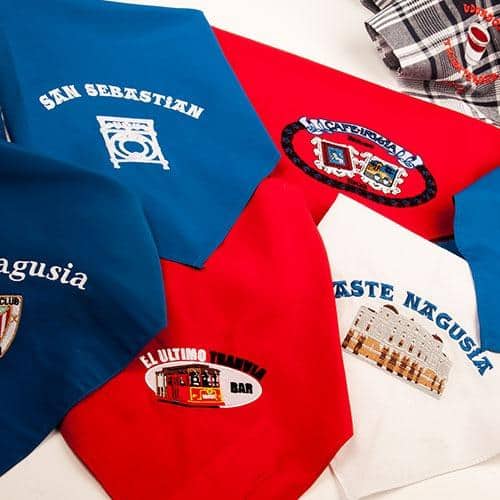 pañuelos bordados para fiestas