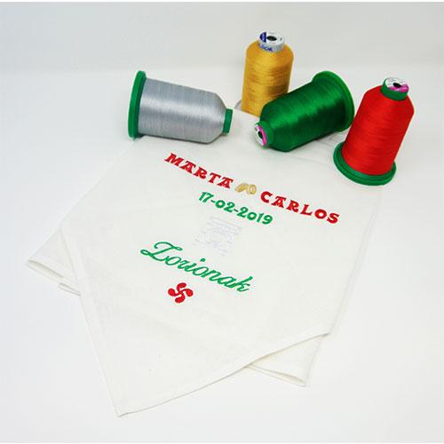 pañuelos bordados para bodas