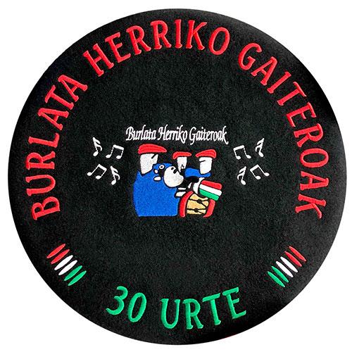 Txapela Bordada para regalos y aniversarios