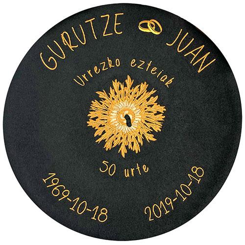 Txapela Bordada para regalos y aniversarios