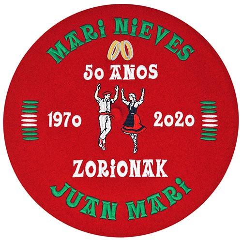 Txapela Bordada para regalos y aniversarios