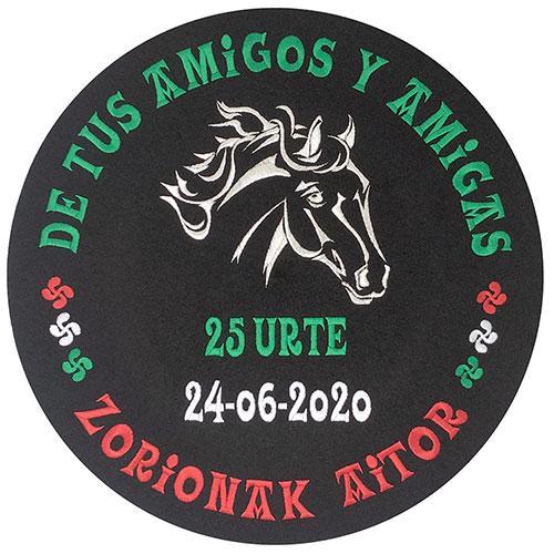 Txapela Bordada y Personalizada para cumpleaños