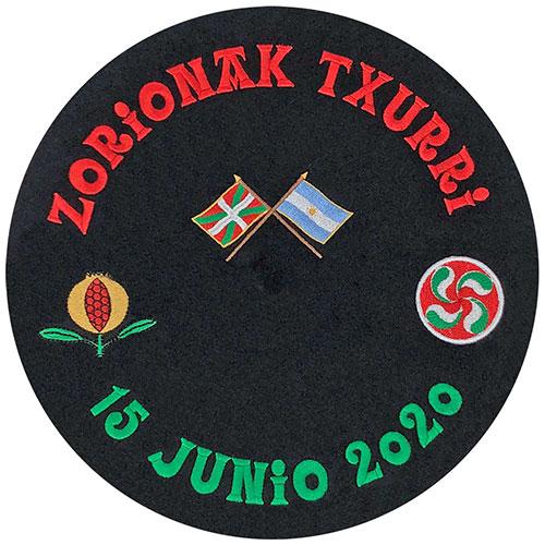 Txapela Bordada y Personalizada para cumpleaños