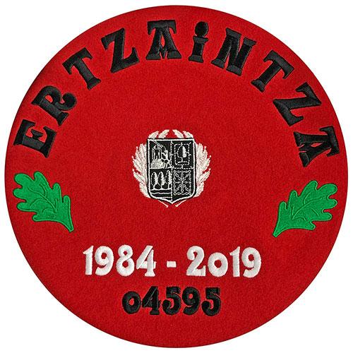 Txapela Bordada para homenajes