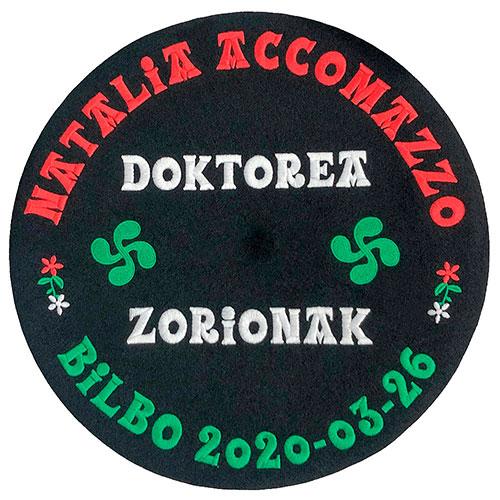 Txapela Bordada para homenajes