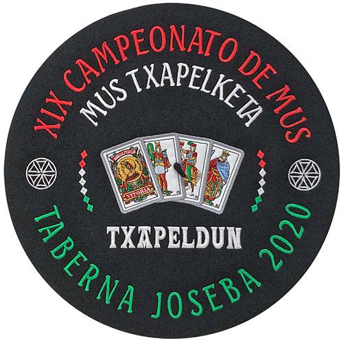 Txapela Bordada para campeonatos de mus