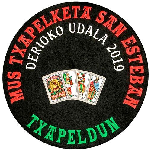 Txapela Bordada para campeonatos de mus