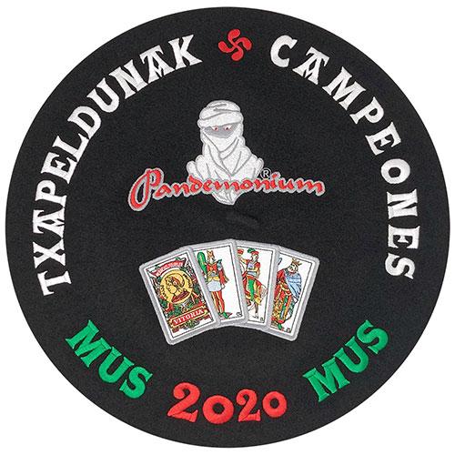 Txapela Bordada para campeonatos de mus