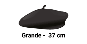 Grande | Negra - 37 cm