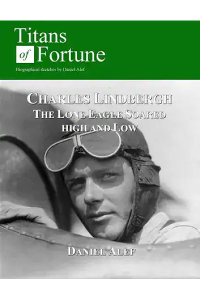 Black and white photo of Charles Lindbergh in pilot gear.