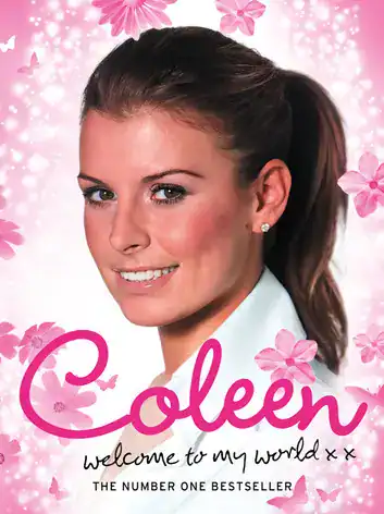 Book cover featuring a smiling woman with a pink floral background.