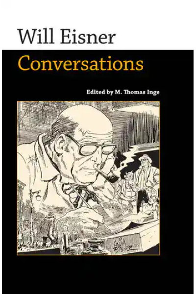 Book cover of Will Eisner: Conversations edited by M. Thomas Inge.