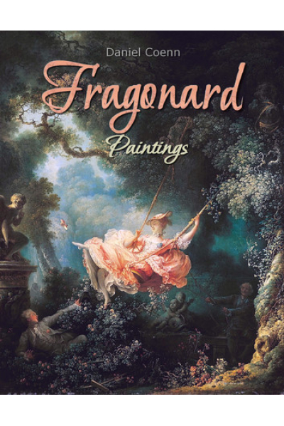 Beautiful Fragonard painting featuring a girl on a swing in a lush garden.