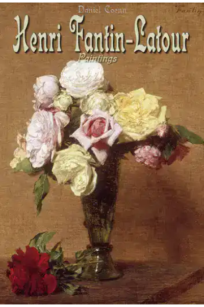 Beautiful flower bouquet painting by Henri Fantin-Latour for art lovers.