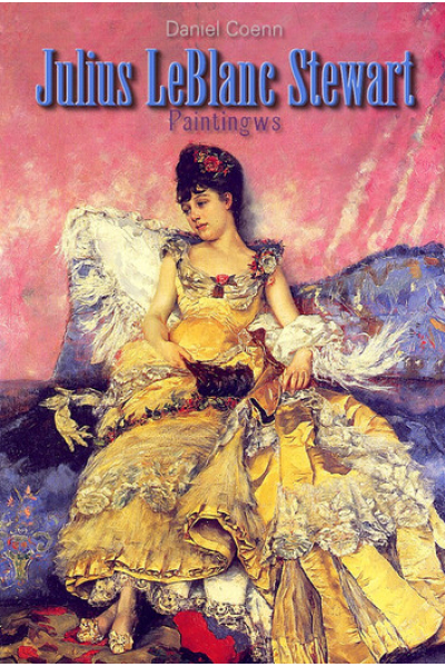 Portrait of a woman in a yellow dress by Julius LeBlanc Stewart.
