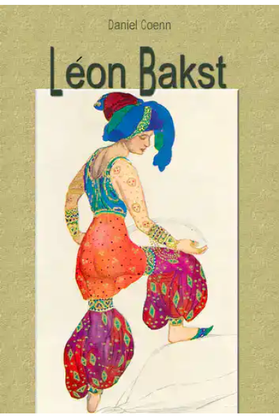 Colorful illustration of a woman in vibrant costume from Léon Bakst series.