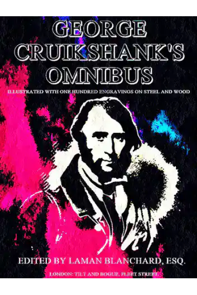 Illustrated cover of George Cruikshank's Omnibus with engravings.