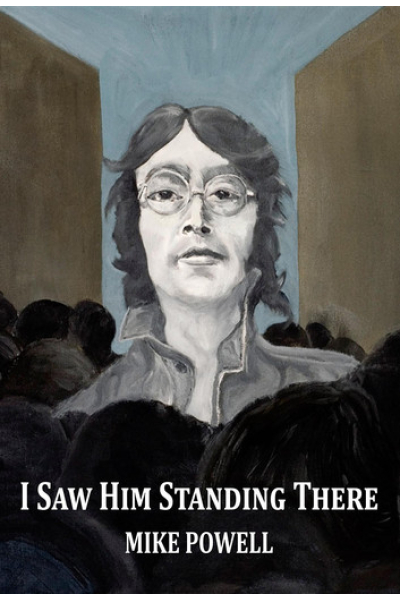 Book cover illustration for 'I Saw Him Standing There' by Mike Powell.