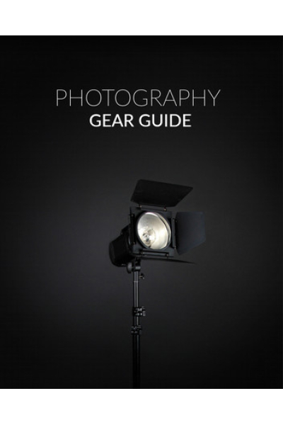 Professional photography lighting equipment on a stand against a dark background.
