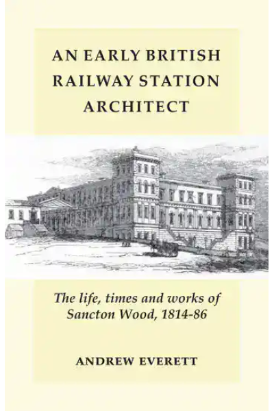 Historical illustration of an early British railway station by Andrew Everett.
